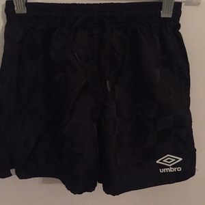 Checkered sports shorts